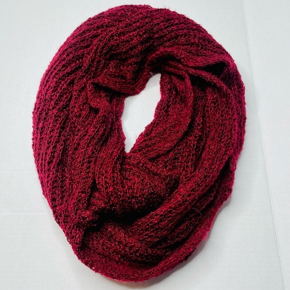 Apt. 9 Accessories - APT. 9 Chunky Knit Wine Maroon Infinity Scarf - Bundle & Save!